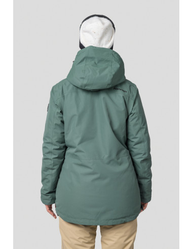 Ladies ski jacket MEGIE dark forest