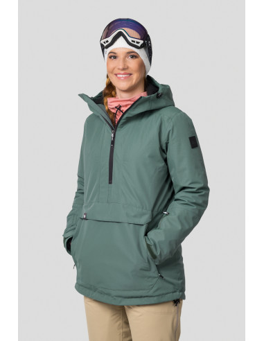 Ladies ski jacket MEGIE dark forest
