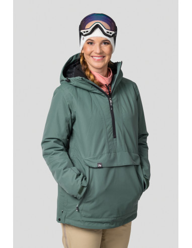 Ladies ski jacket MEGIE dark forest