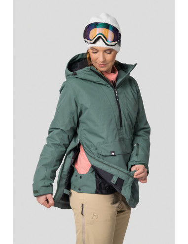 Ladies ski jacket MEGIE dark forest