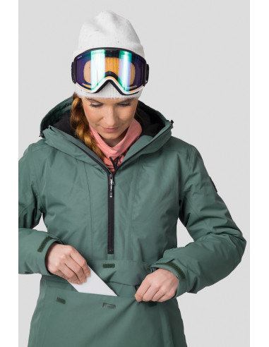 Ladies ski jacket MEGIE dark forest
