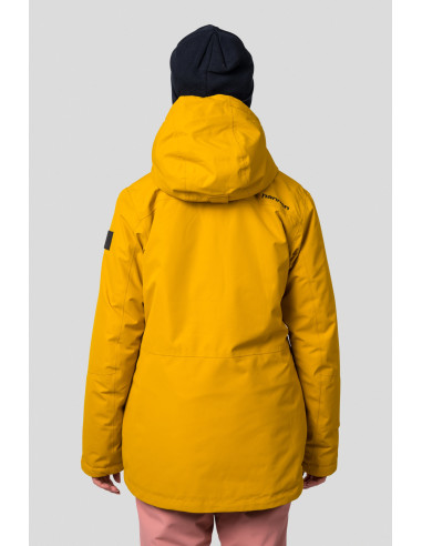 Ladies ski jacket MEGIE golden yellow