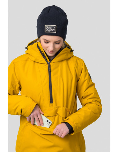 Ladies ski jacket MEGIE golden yellow