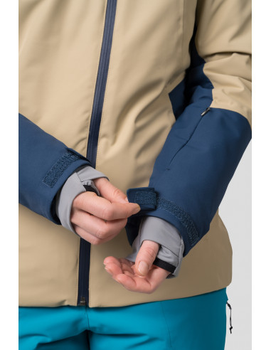 Ladies ski jacket NAOMI safari / midnight navy