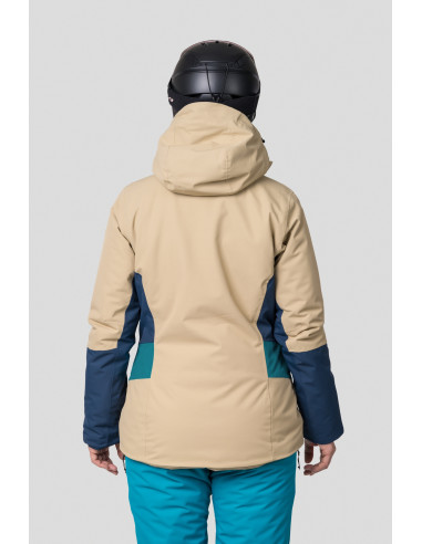 Ladies ski jacket NAOMI safari / midnight navy