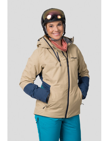 Ladies ski jacket NAOMI safari / midnight navy