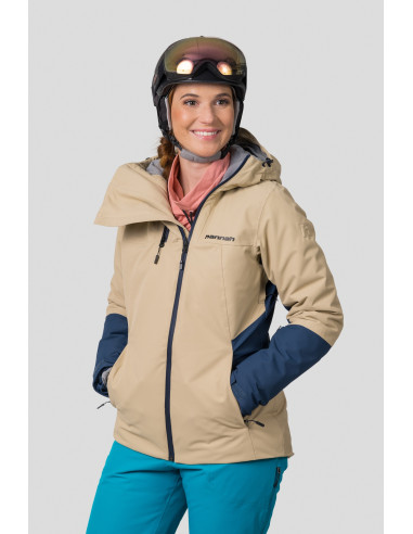Ladies ski jacket NAOMI safari / midnight navy