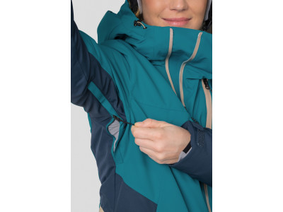 Sieviešu jaka slēpošanai NAOMI flīžu zils / pusnakts zils