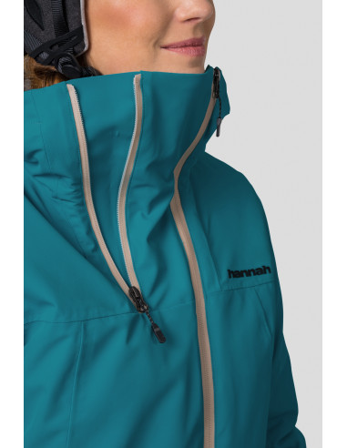 Ladies ski jacket NAOMI tile blue / midnight navy