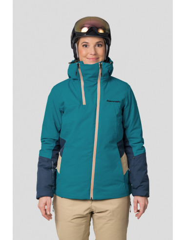 Ladies ski jacket NAOMI tile blue / midnight navy