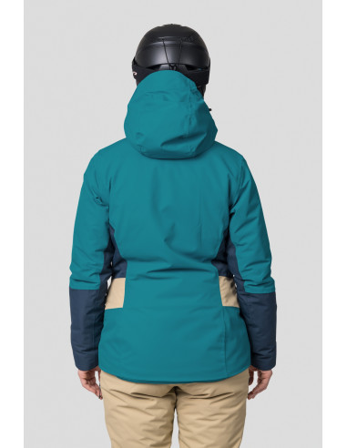 Ladies ski jacket NAOMI tile blue / midnight navy