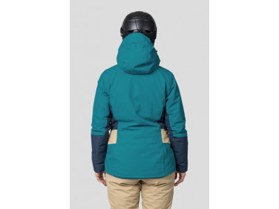 Ladies ski jacket NAOMI tile blue / midnight navy