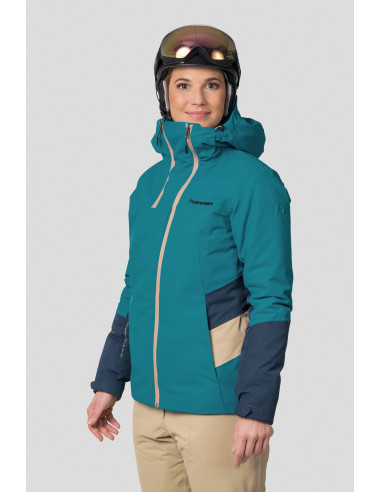 Ladies ski jacket NAOMI tile blue / midnight navy