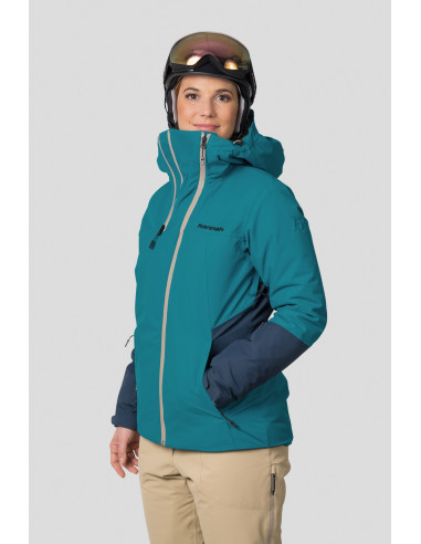 Ladies ski jacket NAOMI tile blue / midnight navy