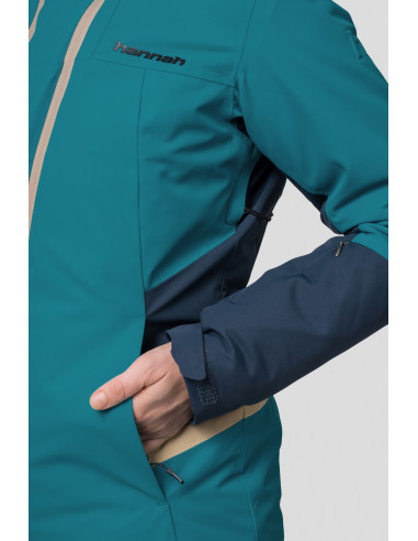 Ladies ski jacket NAOMI tile blue / midnight navy