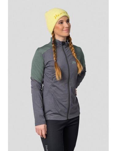 Ladies everyday sweatshirt NEMEA asphalt mel / chinois mel