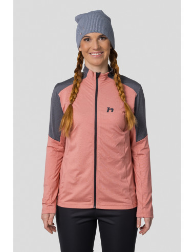 Ladies everyday sweatshirt NEMEA rosette mel / asphalt mel