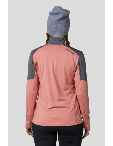 Ladies everyday sweatshirt NEMEA rosette mel / asphalt mel