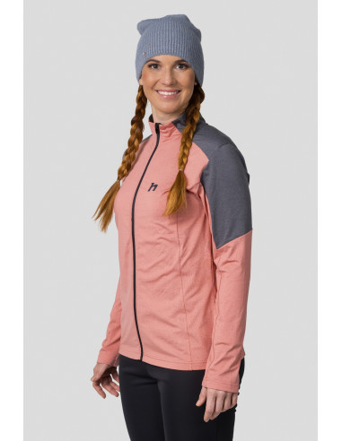 Ladies everyday sweatshirt NEMEA rosette mel / asphalt mel