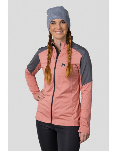 Ladies everyday sweatshirt NEMEA rosette mel / asphalt mel