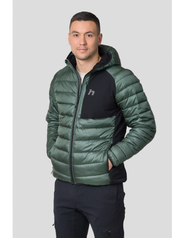 Men's everyday jacket REVEL HOODY dark forest / anthracite