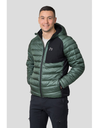 Men's everyday jacket REVEL HOODY dark forest / anthracite