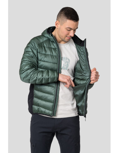 Men's everyday jacket REVEL HOODY dark forest / anthracite