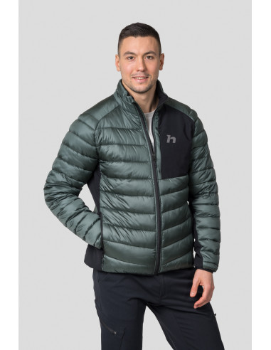 Men's everyday jacket REVEL II dark forest / anthracite