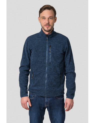 Men's everyday sweatshirt SANTON II dark denim mel