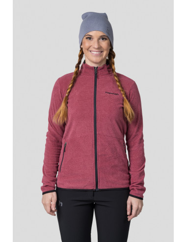 Ladies everyday sweatshirt SIANA red bud stripe