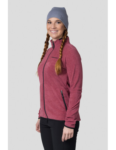 Ladies everyday sweatshirt SIANA red bud stripe