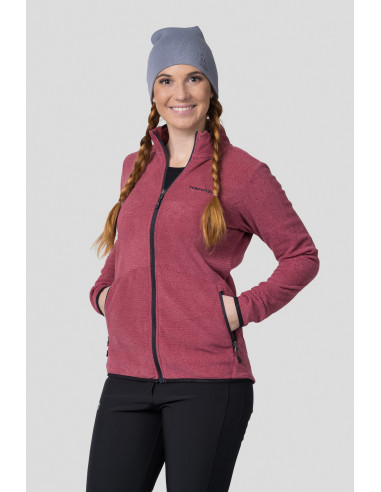 Ladies everyday sweatshirt SIANA red bud stripe