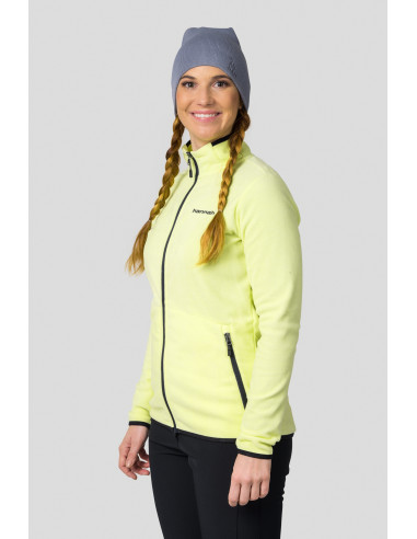 Ladies everyday sweatshirt SIANA sunny lime stripe