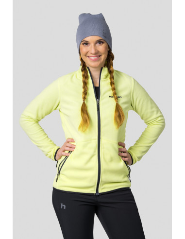 Ladies everyday sweatshirt SIANA sunny lime stripe