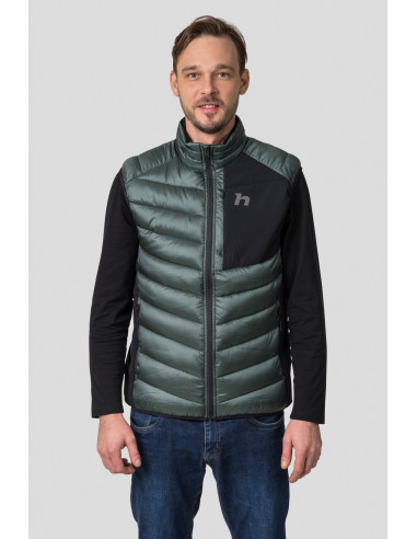 Men's everyday vest STOWE II dark forest / anthracite
