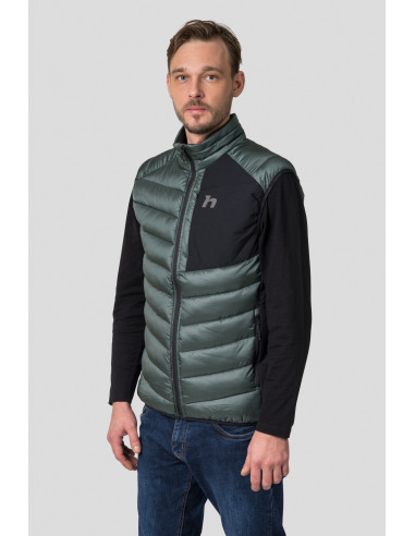 Men's everyday vest STOWE II dark forest / anthracite