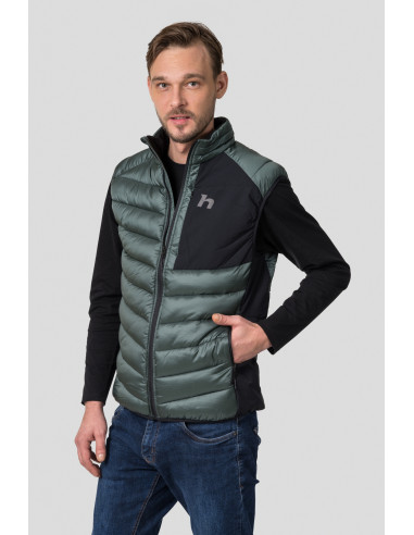 Men's everyday vest STOWE II dark forest / anthracite