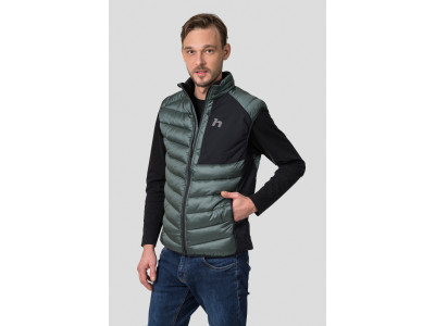 Men's everyday vest STOWE II dark forest / anthracite