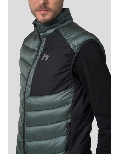 Men's everyday vest STOWE II dark forest / anthracite