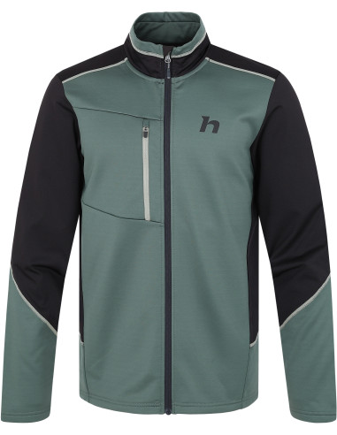 Men's ski sweatshirt TARIQ dark forest