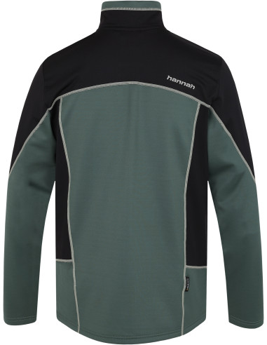 Men's ski sweatshirt TARIQ dark forest