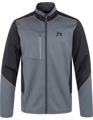 Men's ski sweatshirt TARIQ dark gray mel