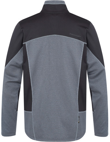 Men's ski sweatshirt TARIQ dark gray mel
