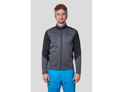 Men's ski sweatshirt TARIQ dark gray mel