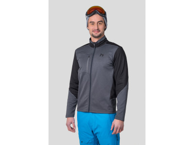 Men's ski sweatshirt TARIQ dark gray mel