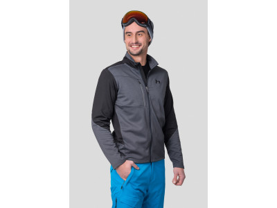 Men's ski sweatshirt TARIQ dark gray mel