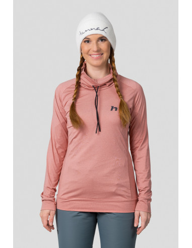 Ladies everyday sweatshirt TAURA rosette mel