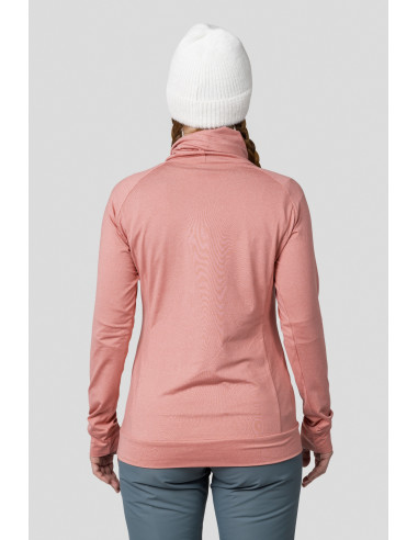Ladies everyday sweatshirt TAURA rosette mel