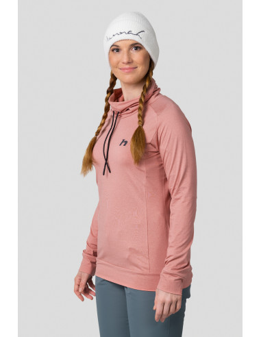 Ladies everyday sweatshirt TAURA rosette mel