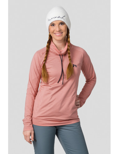 Ladies everyday sweatshirt TAURA rosette mel